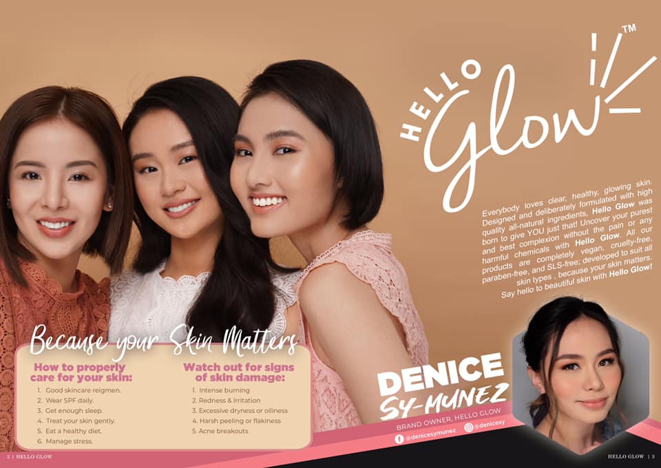 Denice Sy Munez, Brand Owner of Hello Glow in Philippines